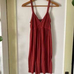 Rust summer dress